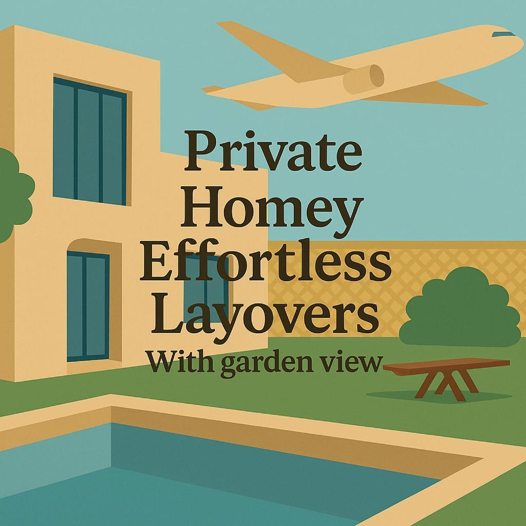 Aeropuerta Mini Villa - Private Layover Near Amman Airport Al Qastal Zewnętrze zdjęcie